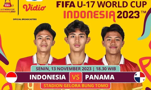 Link Live Streaming Indonesia vs Panama di Piala Dunia U-17, Senin 13 November 2023, Kick-off Pukul 19.00 WIB