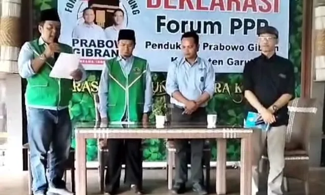 Deklarasi Forum PPP Kabupaten Garut, Dukung Prabowo-Gibran untuk Satu Putaran Pilpres 2024  