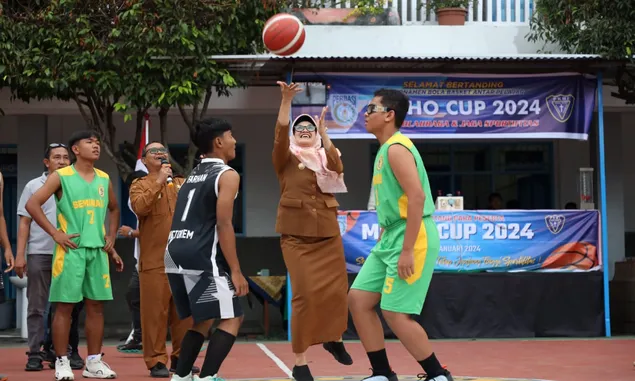 Basket Ball Metho Cup VI, Wali Kota Siantar dr Susanti sebut Kolaborasi Wujudkan Siantar Sehat