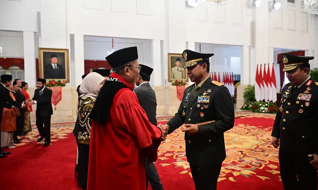 Panglima TNI Hadiri Pelantikan Hakim Mahkamah Konstitusi