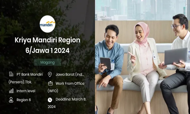 Info Lowongan Kerja BUMN Bank Mandiri Wilayah Jawa Barat untuk Lulusan SMA
