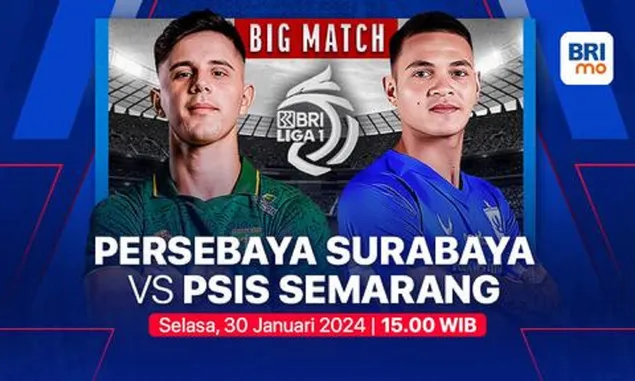 Laga Tunda BRI Liga 1 Digelar Besok, Ada Laga Persebaya vs PSIS Semarang dan Madura United vs Persis Solo