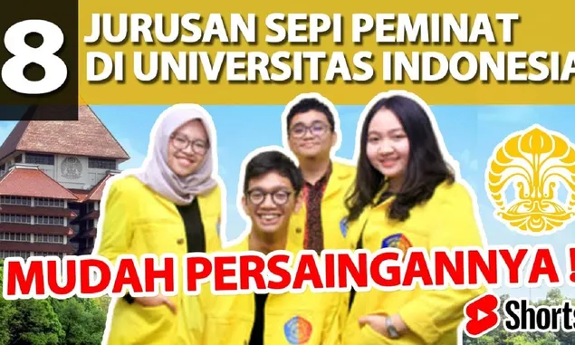 10 Prodi Sepi Pendaftar di UI atau Universitas Indonesia, Daftar SNBP 2024 Berpeluang Mudah Lolos