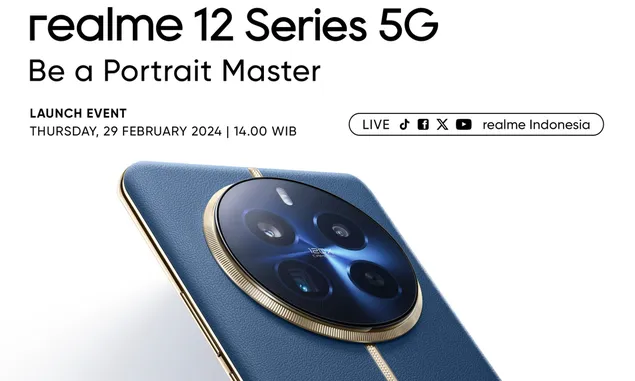Realme 12 Series 5G dengan Lensa Telefoto Periskop Siap Diluncurkan 29 Februari, Begini Spesifikasinya