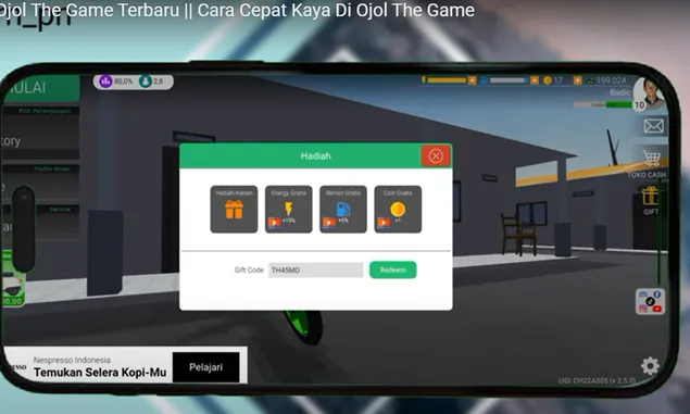 Ojol The Game Mod APK Unlimited Money 2024 Dicari, Ini Code Redeem Driver Ojek Online Dapat Uang 50K