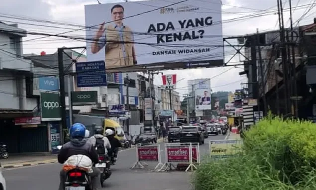 Reklame Gambar Dirinya Hiasi Lembang dan Cimareme KBB, Dansah Widansah: Bentuk Dukungan Masyarakat