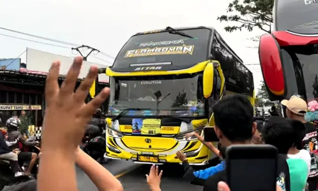 Klakson Telolet Bus Viral kini Dilarang, Dishub Kabupaten Kuningan Terbitkan Himbauan: Bisa Kena Denda Loh!