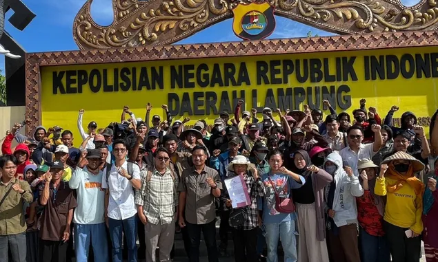 Usai Tanamannya Dirusak, Petani Kota Baru Laporkan Pemerintah Provinsi Lampung Ke Polda Lampung
