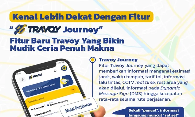 Travoy Journey, Aplikasi Layanan Spesial Informasi Lengkap Jalan Tol