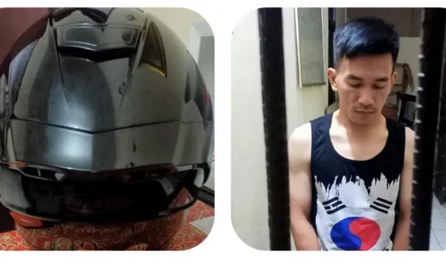 Pencuri Helm di Kampus IPB Dramaga Bogor Diringkus Polisi