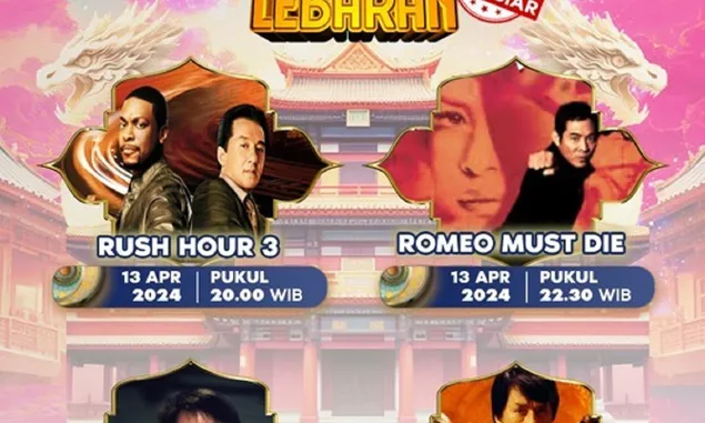 Jackie Chan, Jet Li, Jimmy Lin hingga Boboho Siap Beraksi di Lebaran Penuh Berkah INDOSIAR