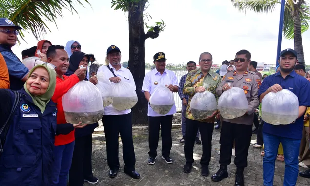Alhamdulillah! Masyarakat Bitoa dan Bangkala Makassar Terbantu Benih Ikan di Waduk Tunggu Pampang
