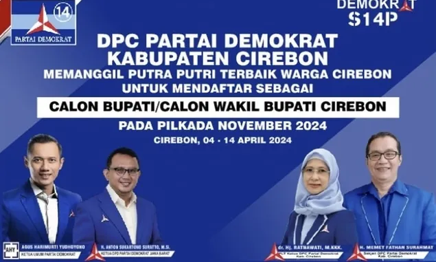 DPC Partai Demokrat Kabupaten Cirebon Buka Penjaringan Bakal Calon Bupati