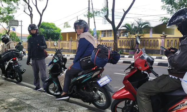 Asyiknya Pulang Kampung ke Banjarsari Ciamis Bersama Keluarga Pakai Sepeda Motor, Agus : Mudik Rasa Touring 