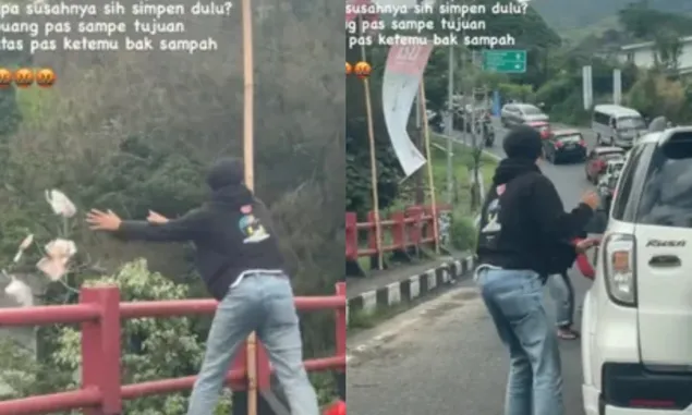 Viral Penumpang Toyota Rush Buang Sampah di Sungai Cianjur, DLH Langsung Datangi Rumah Pelaku