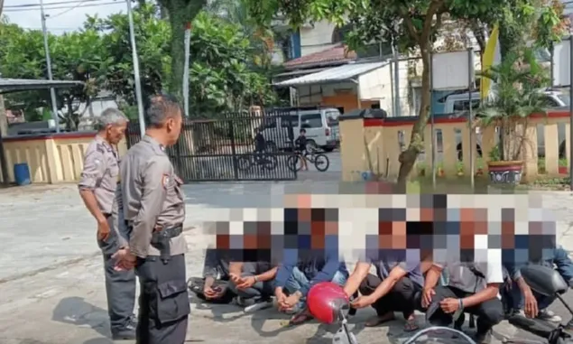 9 Pemuda di Baleendah Ditangkap Polisi Karena Kedapatan Sedang Pesta Miras