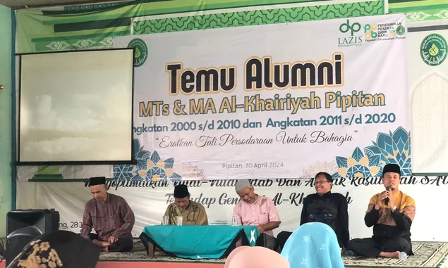 Lazis Darussalam Pipitan Diperkenalkan Lewat Temu Alumni Mts MA Al Khairiyah