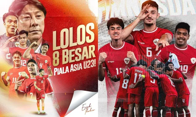 Adu Kekuatan Timnas Indonesia Vs Korea Selatan Jelang Perempat Final Piala Asia U-23 2024