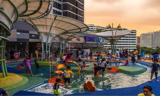 5 Tempat Waterpark Gratis di Singapura yang Wajib Dikunjungi, Terbaru Buangkok Square