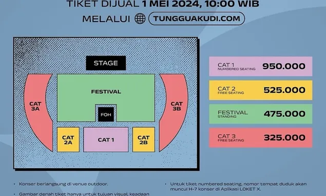 RESMI! Ini Harga Tiket Konser Sheila On 7 di Bandung, Penjualan Tiket Dibuka 1 Mei 2024