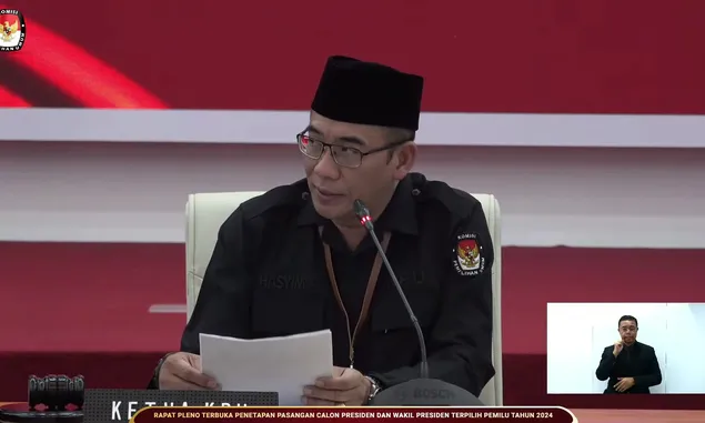 SAH! KPU RI Resmi Tetapkan Prabowo-Gibran sebagai Presiden dan Wakil Presiden Terpilih 2024