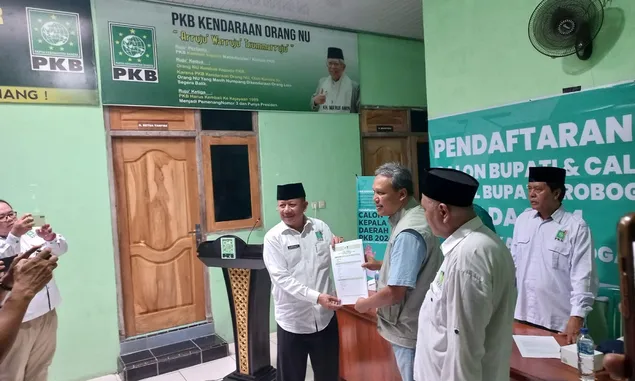 Bambang Pujiyanto Daftar Calon Bupati di Pilkada 2024 Melalui DPC PKB Grobogan