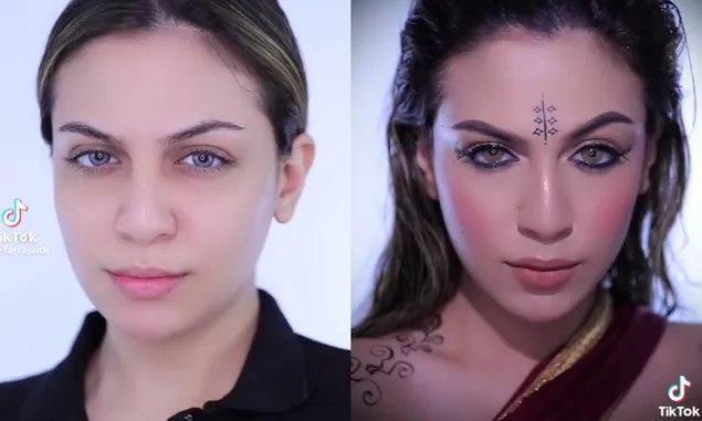 Inilah Tutorial Make Up Asoka Ala Farra Jaidi yang Disukai Kareena Kapoor, Trending di TikTok