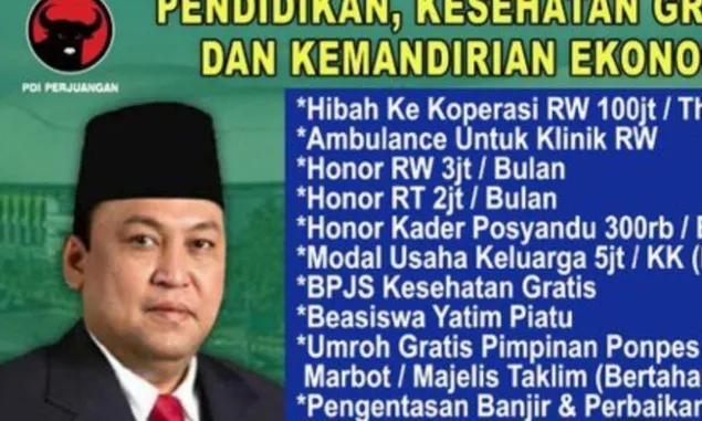 Mochtar Mohamad Maju di Pemilihan Walikota Bekasi 2024, Tebar 12 Janji Manis