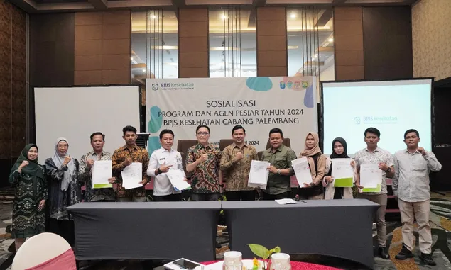 BPJS Kesehatan KC Palembang Sosialisasi Program PESIAR, Genjot Peserta JKN 98%