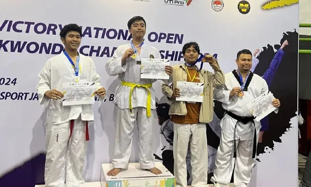 Toreh Prestasi di Ajang Nasional, Mahasiswa Teknik Informatika UNIKOM Raih Medali Perunggu Kejuaraan Taekwondo