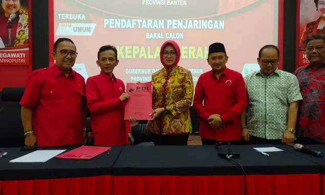 Airin Rachmi Diany Daftar Bacagub Banten di PDIP dan PKB, Siratkan Koalisi Besar Pada November Nanti