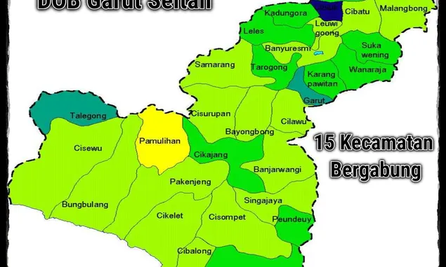 Daftar Kecamatan di DOB Kabupaten Garut Kota, Cek Apakah Ada Wilayahmu?