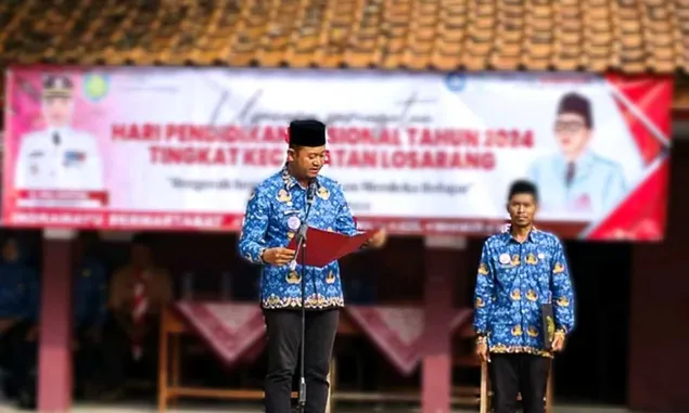 Camat Losarang: Pentingnya Peringati Hardiknas Bagi Pendidikan dan Bangsa Indonesia