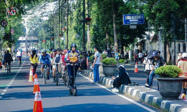 CFD Dago Hadir Kembali, Pj Walikota Bandung Berharap Kenyamanan Bisa Dinikmati Semua Orang