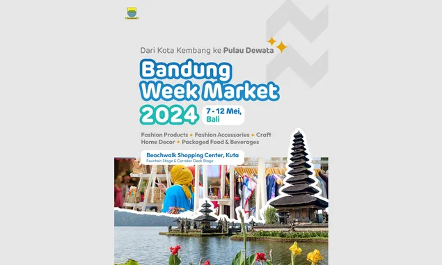 Bandung Week Market 2024 Siap Mewarnai Beachwalk Shopping Center Bali