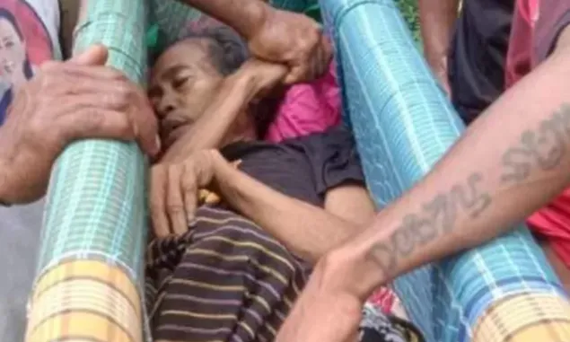 Tragis! Hendak Berobat ke Puskesmas Mukun, Seorang Lansia di Manggarai Timur Meninggal di Atas Tandu