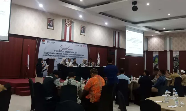 Undang Partai Politik dan Stakeholder Terkait, KPU Belitung Sosialisasikan Jadwal Pilkada 2024