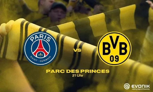 2 LINK Live Streaming SCTV PSG vs Borussia Dortmund Liga Champions Nonton Gratis Tayang di TV Pukul 02.00 WIB