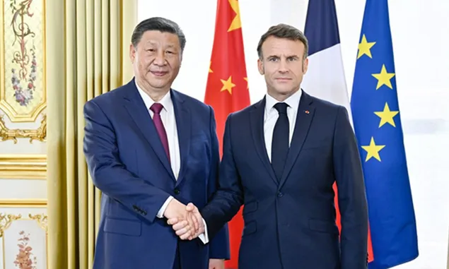 Presiden Xi Jinping Bertemu Presiden Prancis Emmanuel Macron Bahas Isu Penting: Begini Kesepakatan yang Dibuat