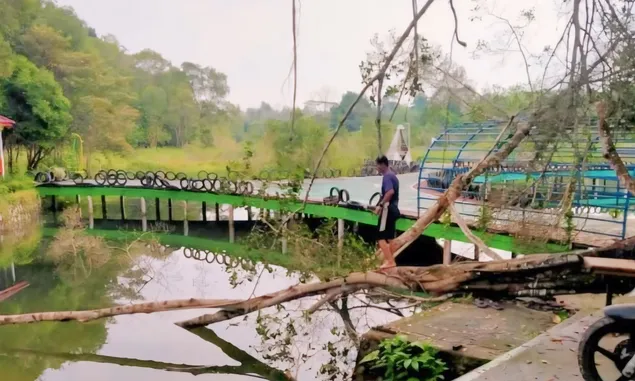 Dulu Primadona Desa, Sekarang Wisata Kulong Purun Air Merbau Terbengkalai, Begini Wajahnya Sekarang