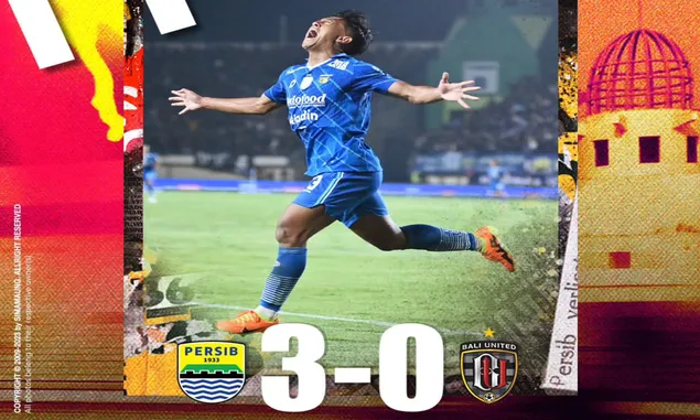 Hasil Pertandingan Persib vs Bali United: Persib Menang Agregat 4-1 Lolos Ke Final Championship Series Liga 1