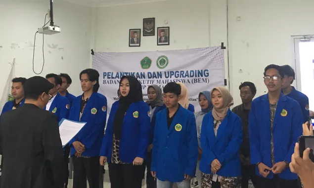 Badan Eksekutif Mahasiswa STISIP Trimasda Periode 2024 2025 Resmi Dilantik