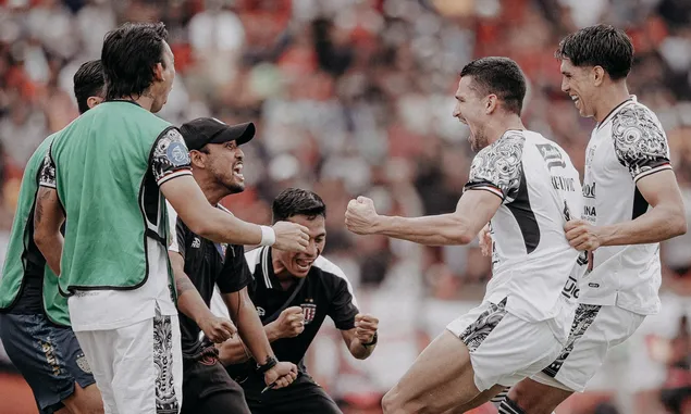 Liga 1 Indonesia: Bali United Perpanjang Rekor Menang atas Semen Padang