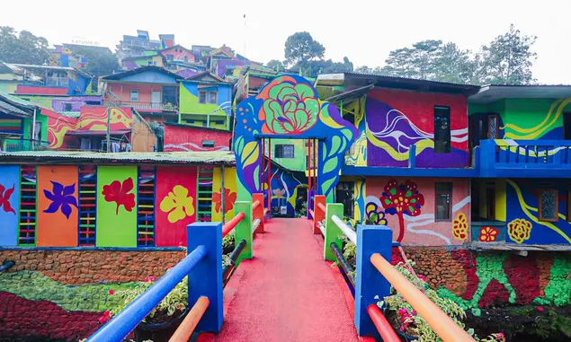 Kampung di Bandung Ini Disulap Jadi Spot Instagramable ala Rio De Janeiro, di Sini Lokasinya