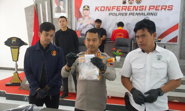 Residivis Pengedar Sabu di Pemalang Kembali Diamankan, Barang Bukti 122 Gram Disita
