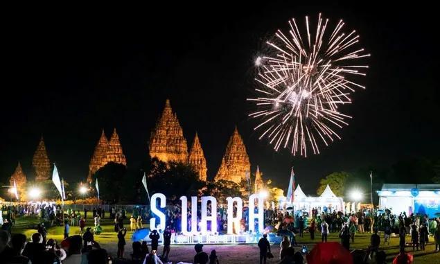 Swara Prambanan 2025 Siap Hadirkan Malam Tahun Baru Penuh Warna di Pelataran Candi