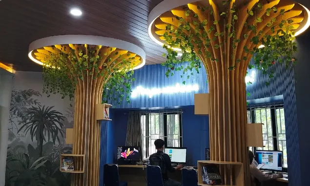 Perpustakaan Digital Taman Catur Pontianak Tampil Lebih Modern dan Nyaman, Siap Jadi Ruang Baca Favorit Warga