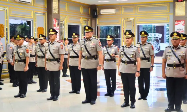 Kapolda Aceh Pimpin Sertijab Kapolres Aceh Utara dan Aceh Tengah Serta 4 Pejabat Utama Polda