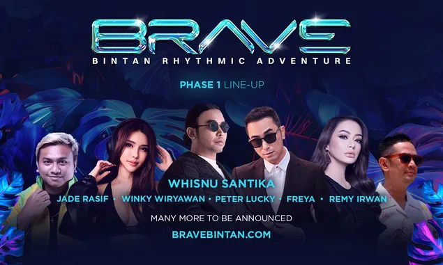 Whisnu Santika, Jade Rasif hingga Winky Wiryawan Siap Meriahkan Pesta Musik BRAVE 2025 di Bintan