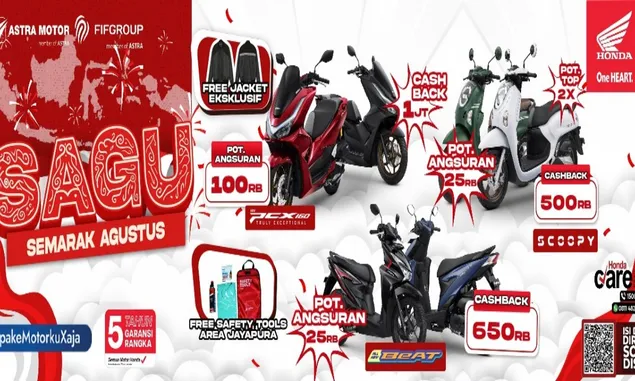 Honda Papua Hadirkan Program Spesial Semarak Agustus Bertabur Promo Menarik 